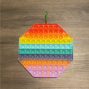 Rainbow Octagon Pop It Fidget Toy